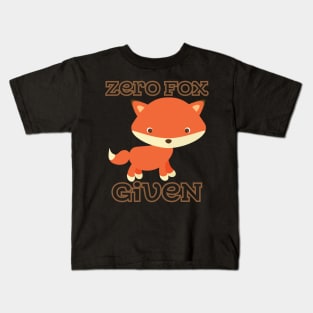 Zero Fox Given Kids T-Shirt